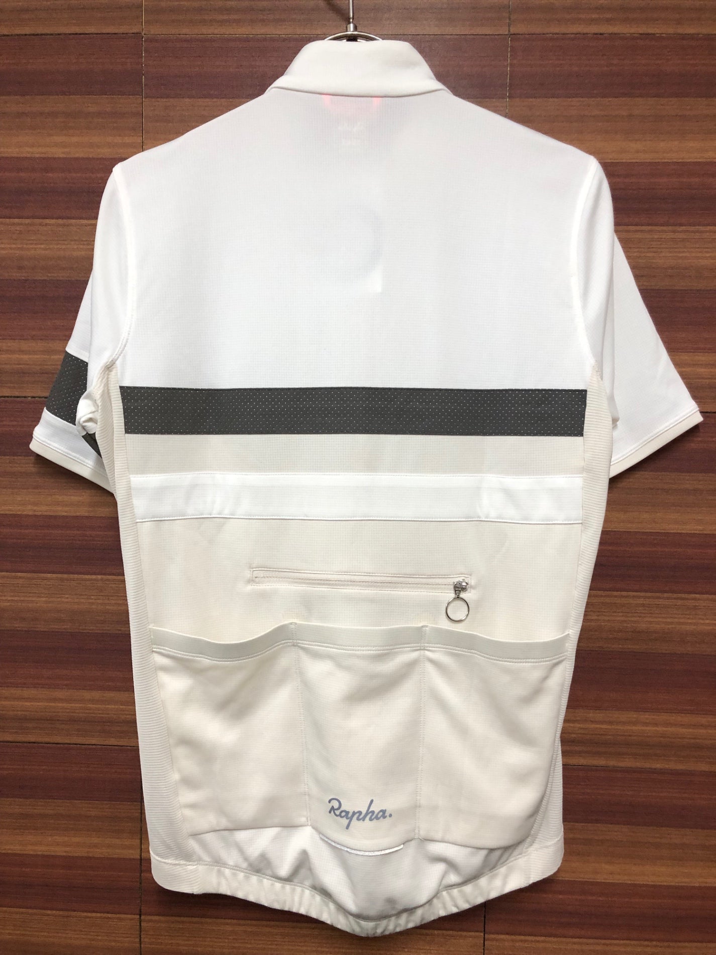 IF923 ラファ Rapha BREVET LIGHT WEIGHT JERSEY 半袖サイクルジャージ 白 S