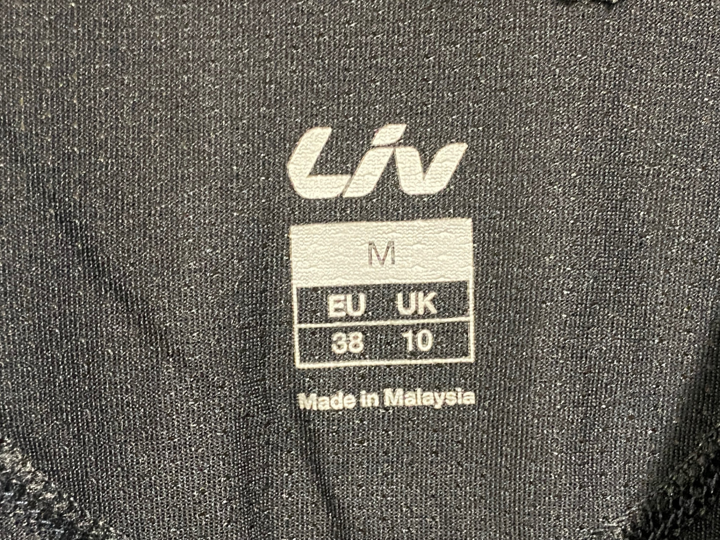 IV922 ジャイアント GIANT Liv ノースリーブ ベースレイヤー 黒 レディース M メッシュ