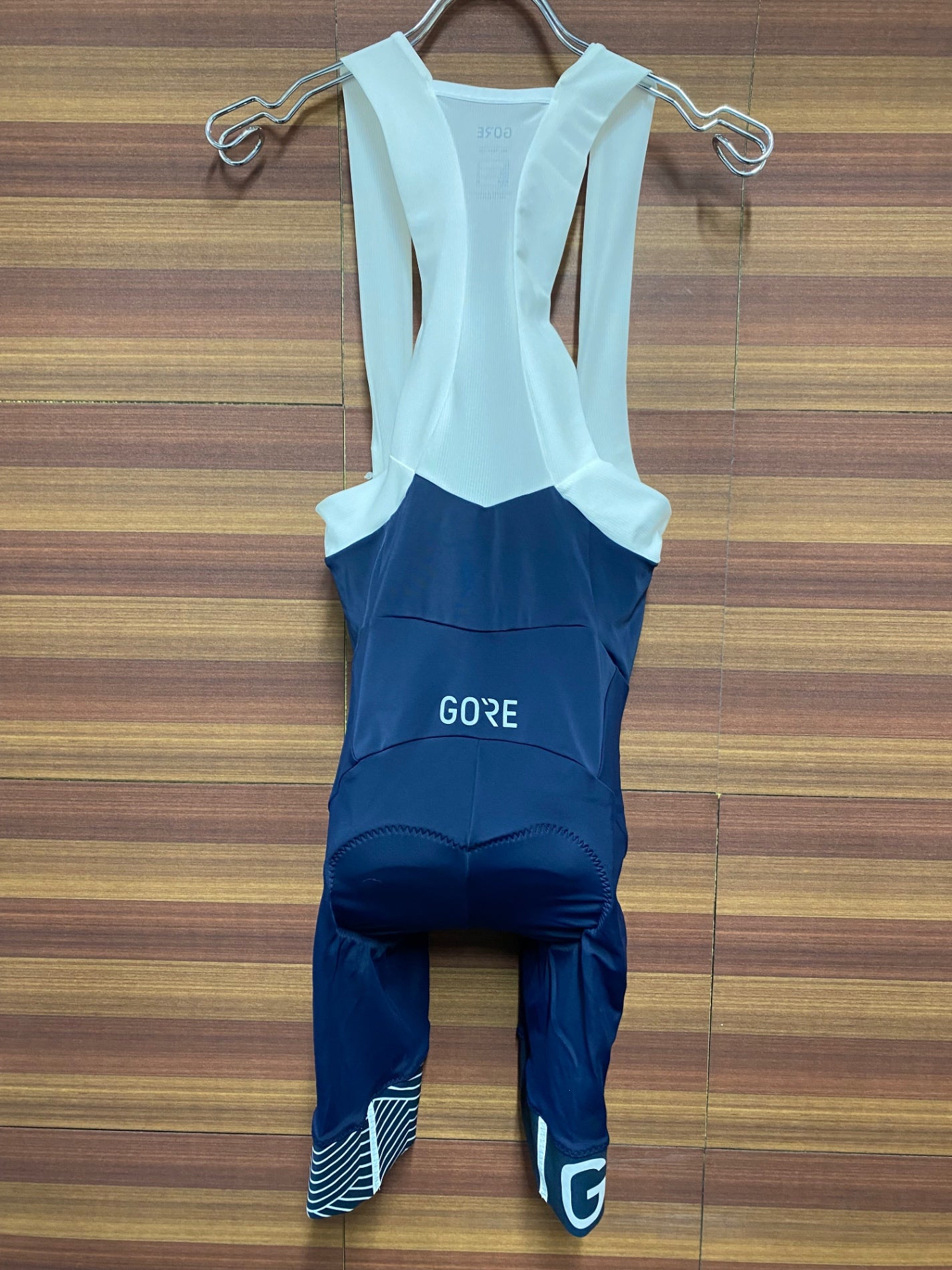 IL794 ゴアバイクウェア GORE BIKE WEAR ビブショーツ 紺 ASIA M ほつれあり