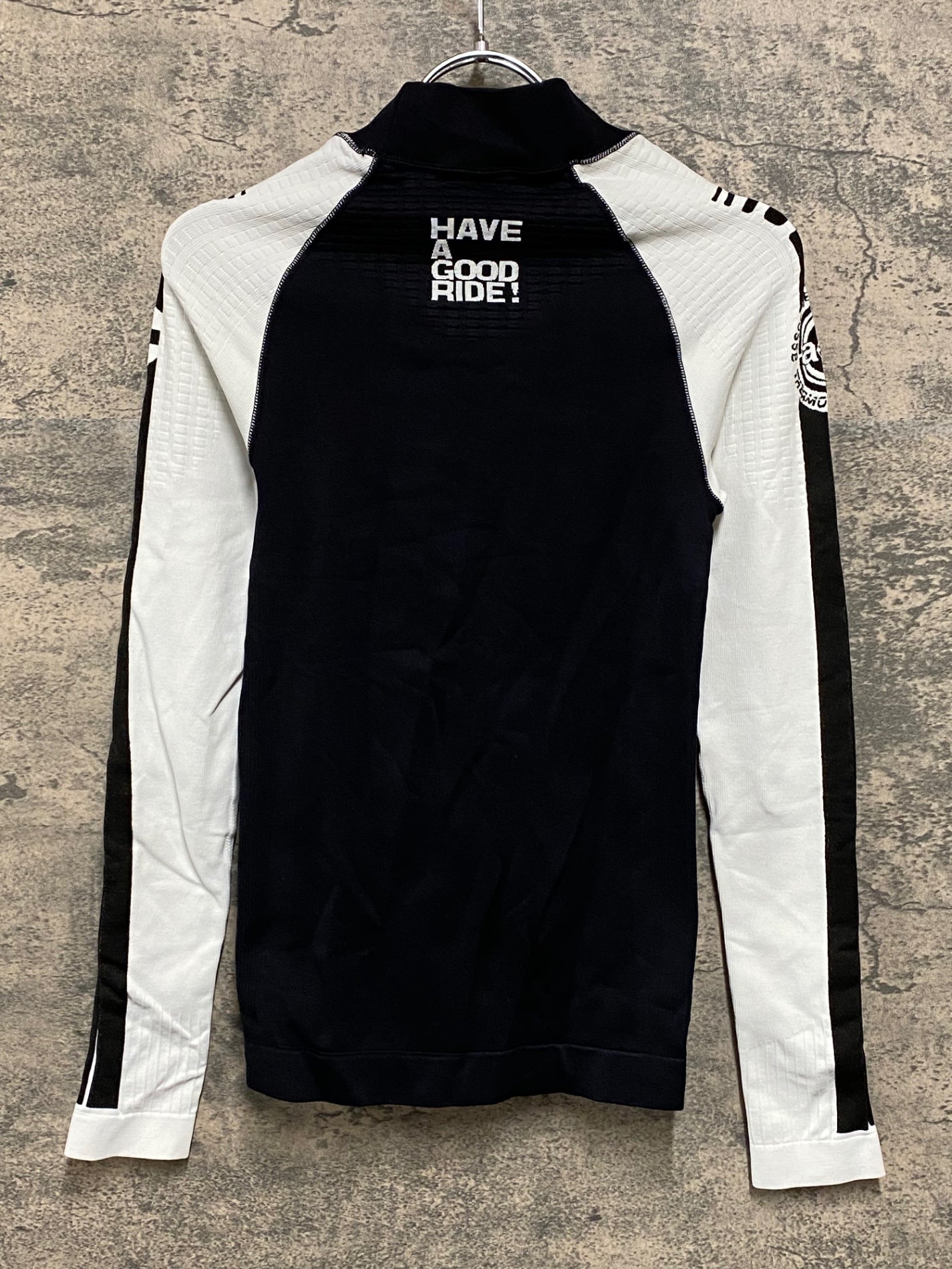 JB308 アソス assos SKINFOIL 4.4 長袖 ベースレイヤー 黒 白 SIZE 0 WINTER