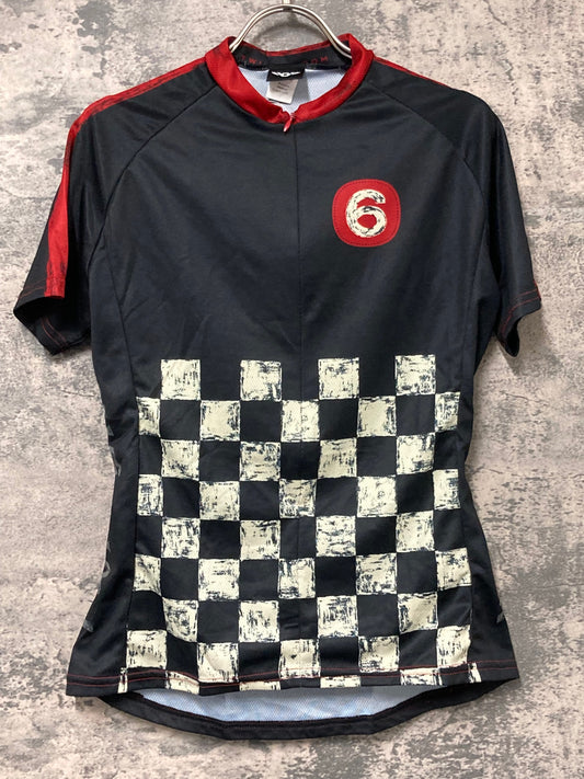 IW593 ツインシックス TWIN SIX 半袖 サイクルジャージ 黒 women's M