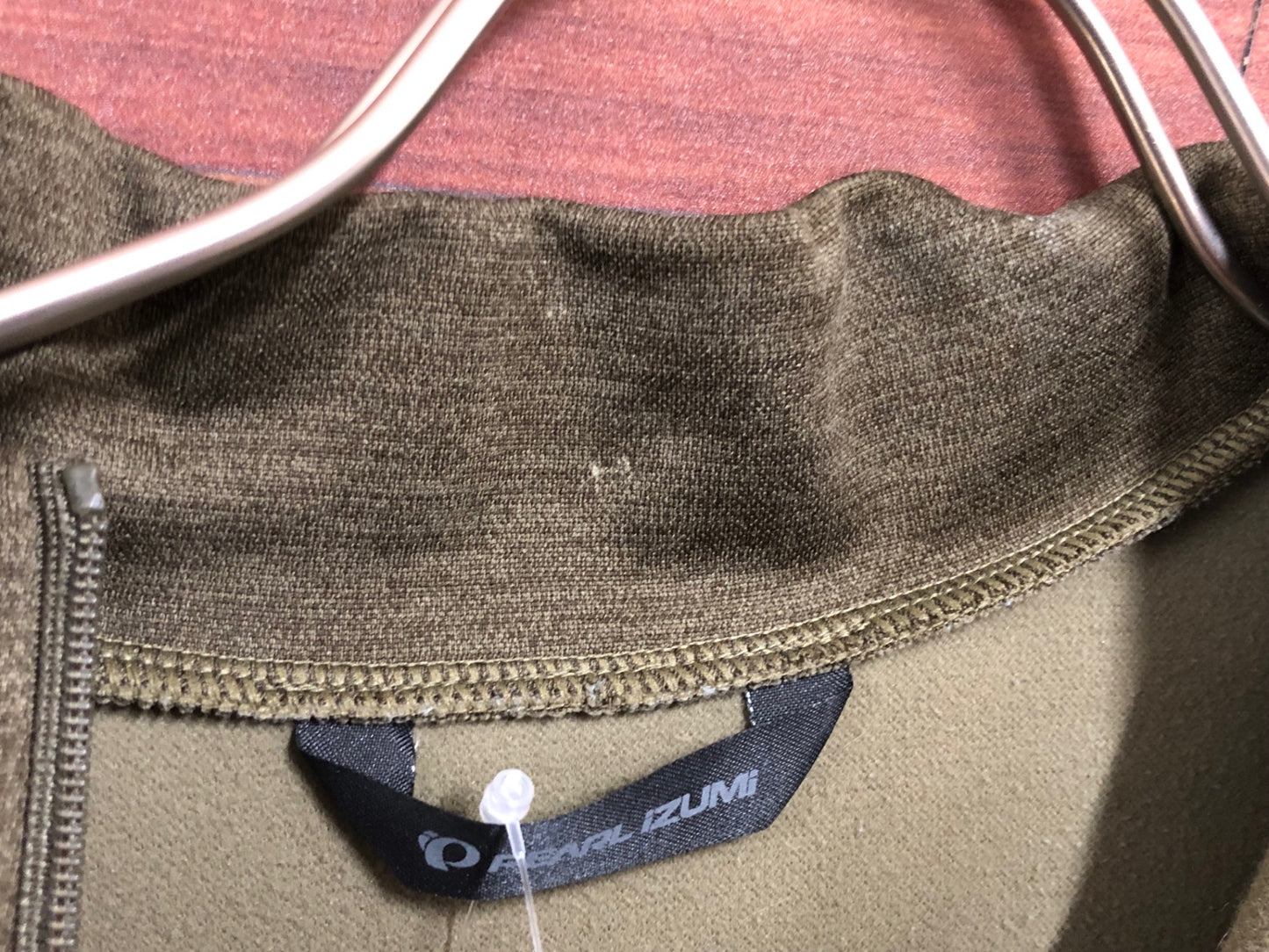 IN396 パールイズミ PEARL iZUMi 長袖サイクルジャージ L 茶 裏起毛