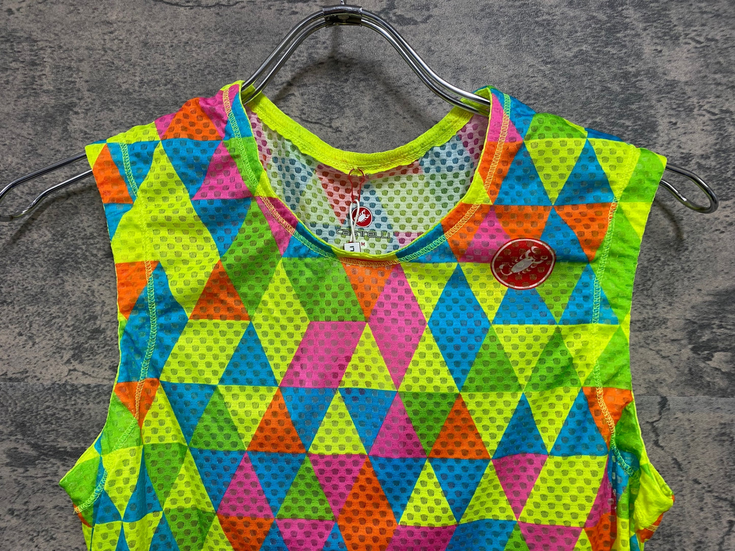 IV741 カステリ CASTELLI PRO MESH ノースリーブ ベースレイヤー グレー M