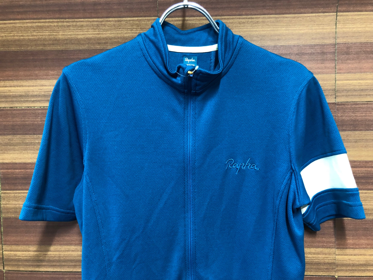 IR115 ラファ Rapha LIGHTWIGHT JERSEY 長袖 サイクルジャージ 青緑 M