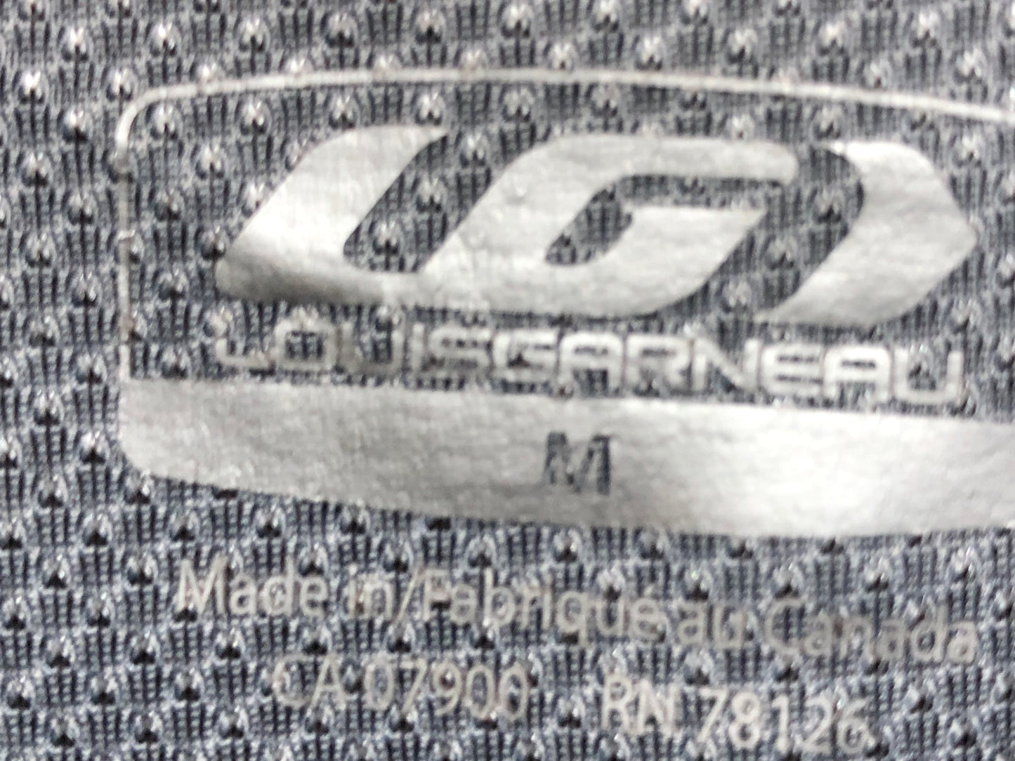 IR924 ガノー GARNEAU 半袖 サイクルジャージ 黒 M