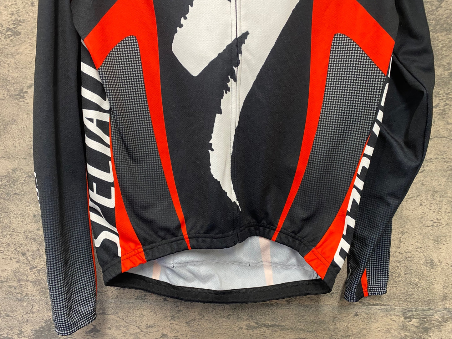 IZ307 スペシャライズド SPECIALIZED 長袖 サイクルジャージ 黒 S 裏起毛