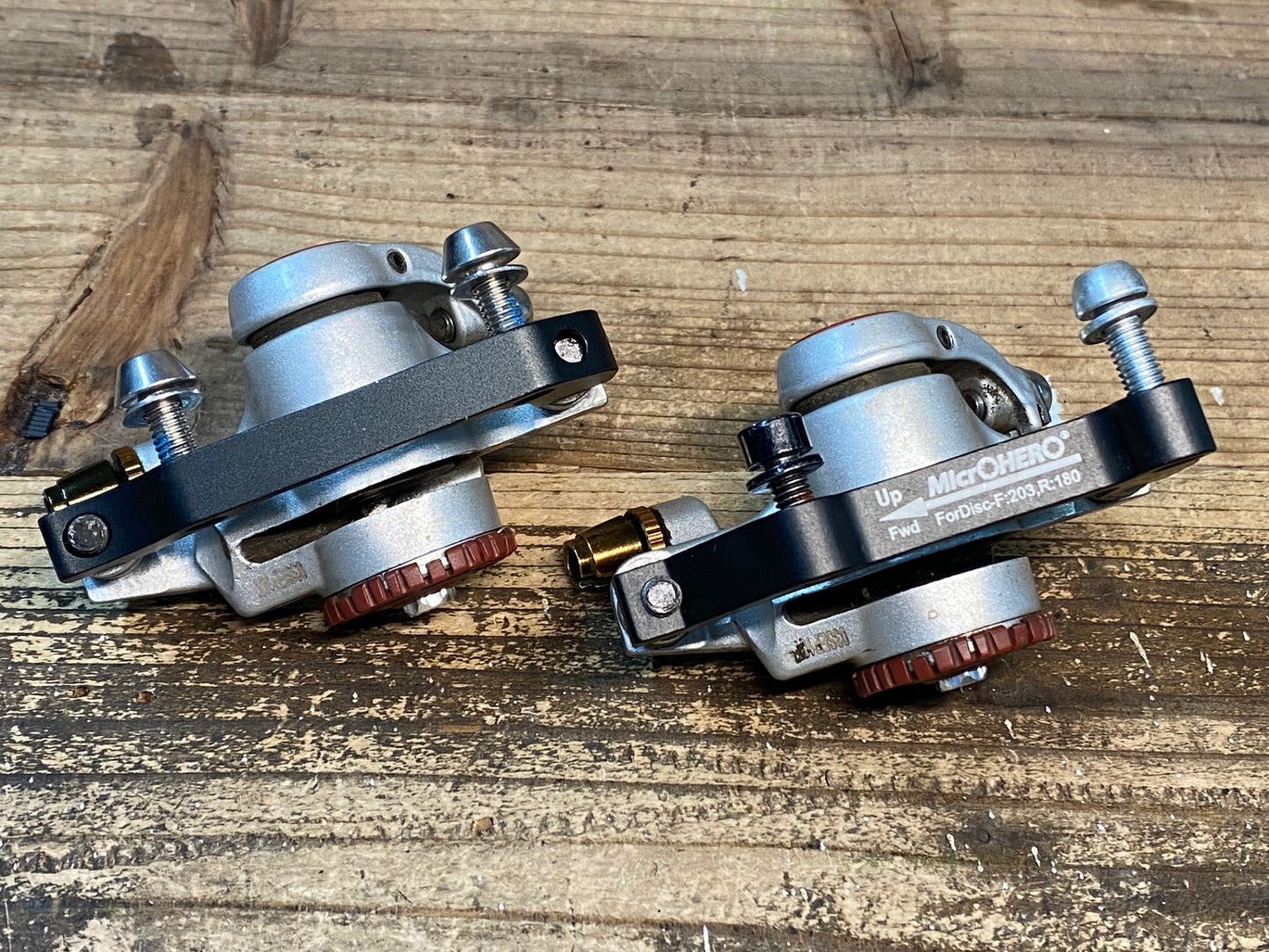 IJ984 エイヴィッド Avid BB5 ディスクブレーキキャリパー 前後セット