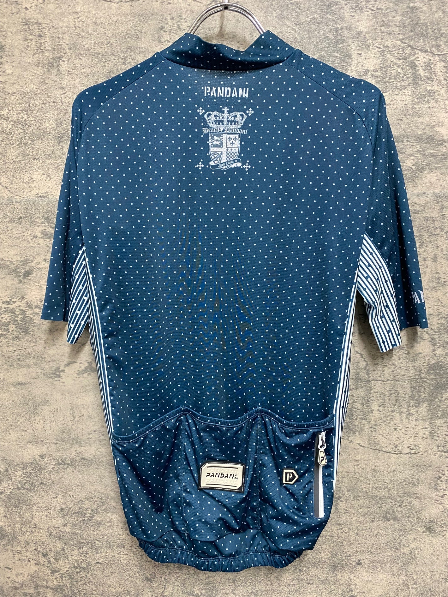 JC543 パンダーニ Pandani 半袖サイクルジャージ 紺 M