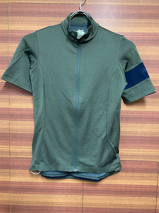 HU387 ラファ RAPHA WOMEN'S CLASSIC JERSEY Ⅱ 半袖 サイクルジャージ カーキ XS