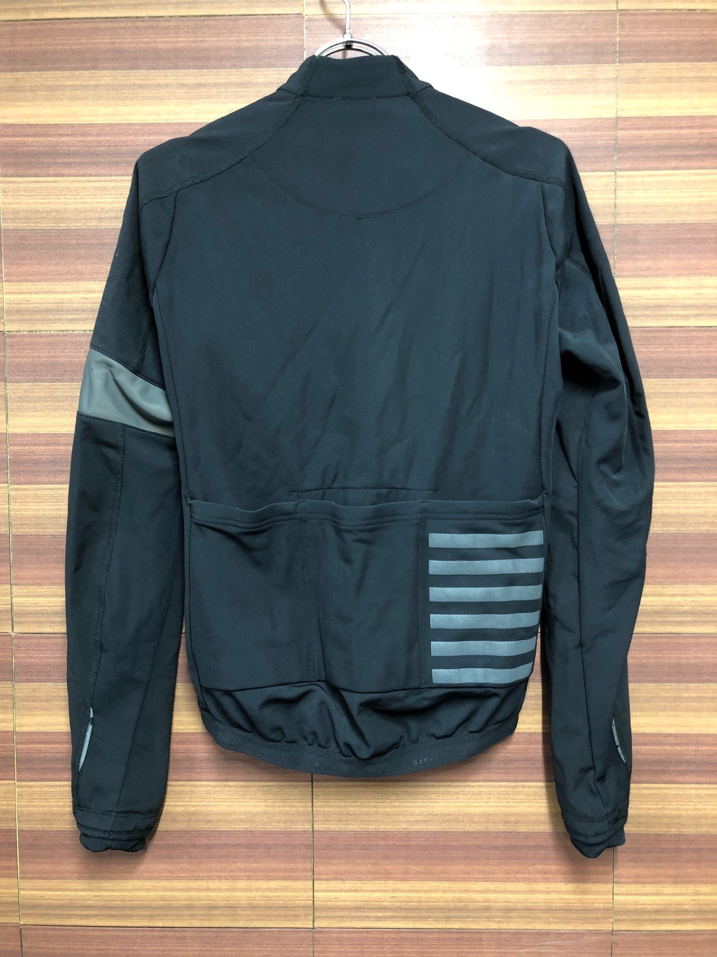 ID473 ラファ Rapha PRO TEAM TRAINING JACKET 長袖 黒 S 裏起毛