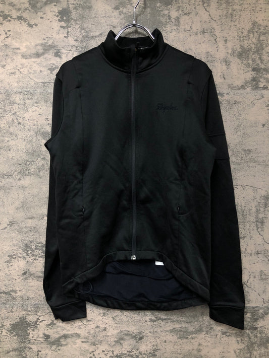 IY367 ラファ Rapha WINTER JERSEY 長袖 サイクルジャケット 黒 M 裏起毛
