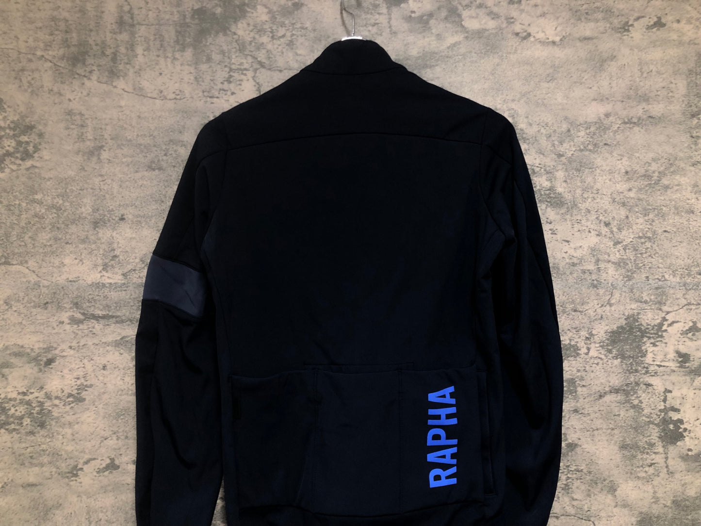 IV515 ラファ Rapha PRO TEAM TRAINING JACKET 長袖 サイクルジャケット 黒 S 裏起毛