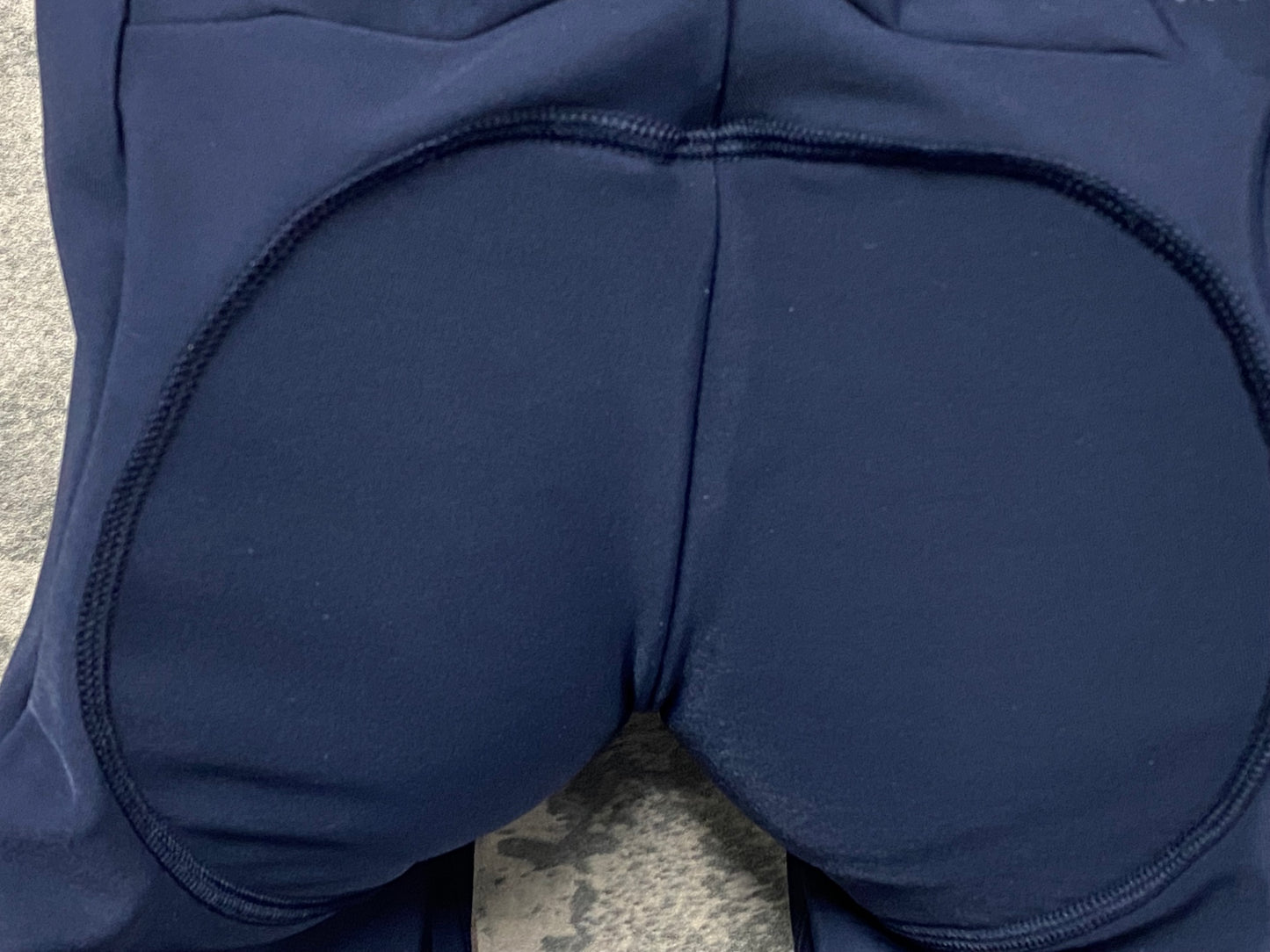 JB469 ラファ Rapha CARGO WINTER TIGHTS WITH PAD ビブタイツ 紺 M 裏起毛