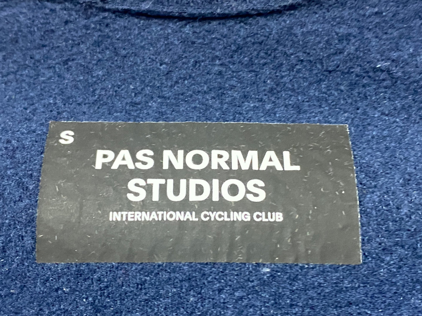 IL613 パスノーマルスタジオ PAS NORMAL STUDIOS CONTROL HEAVY JERSEY 長袖 サイクルジャージ 紺 S 裏起毛