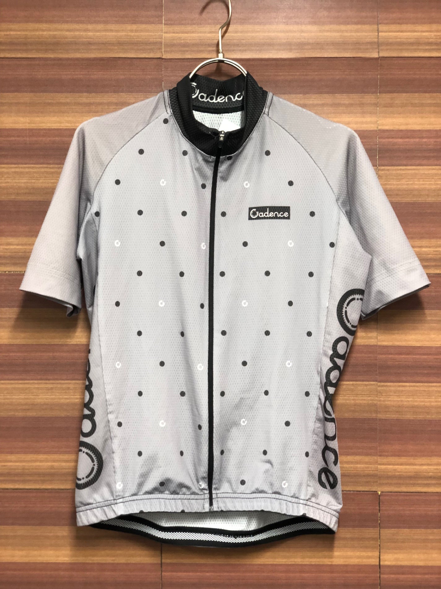 IO304 ケイデンス Cadence 半袖 サイクルジャージ グレー S