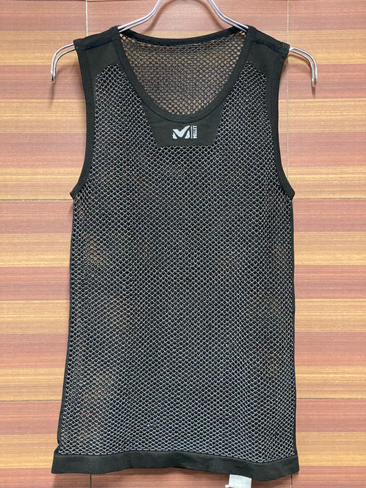 IU098 ミレー MILLET ノースリーブ ベースレイヤー 黒 L-XL