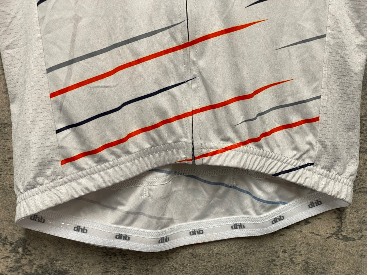 JA836 dhb BLOK 半袖 サイクルジャージ 白 S