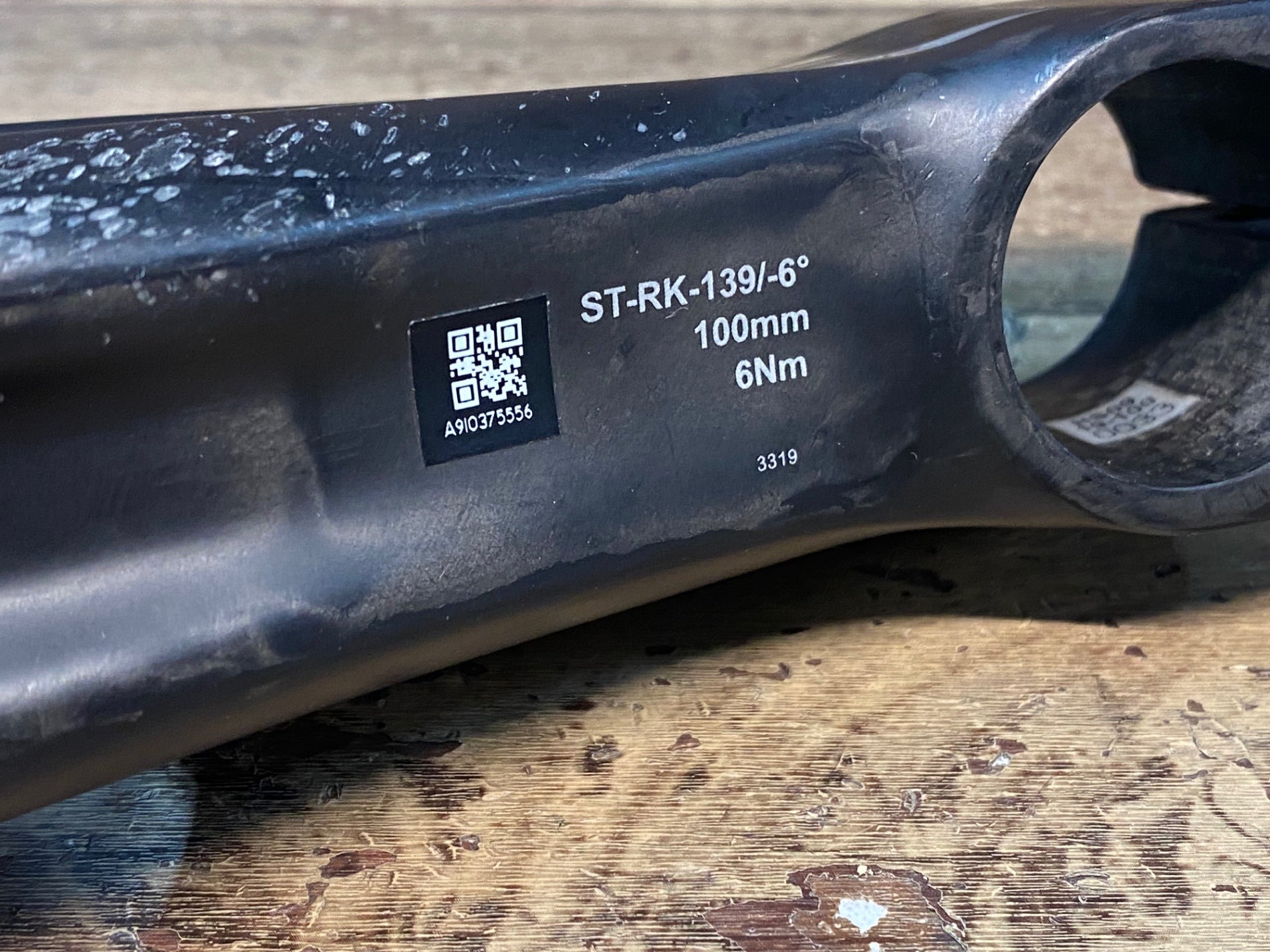 IB687 FSA K-FORCE カーボン ステム OD2 100mm 傷有 シムなし