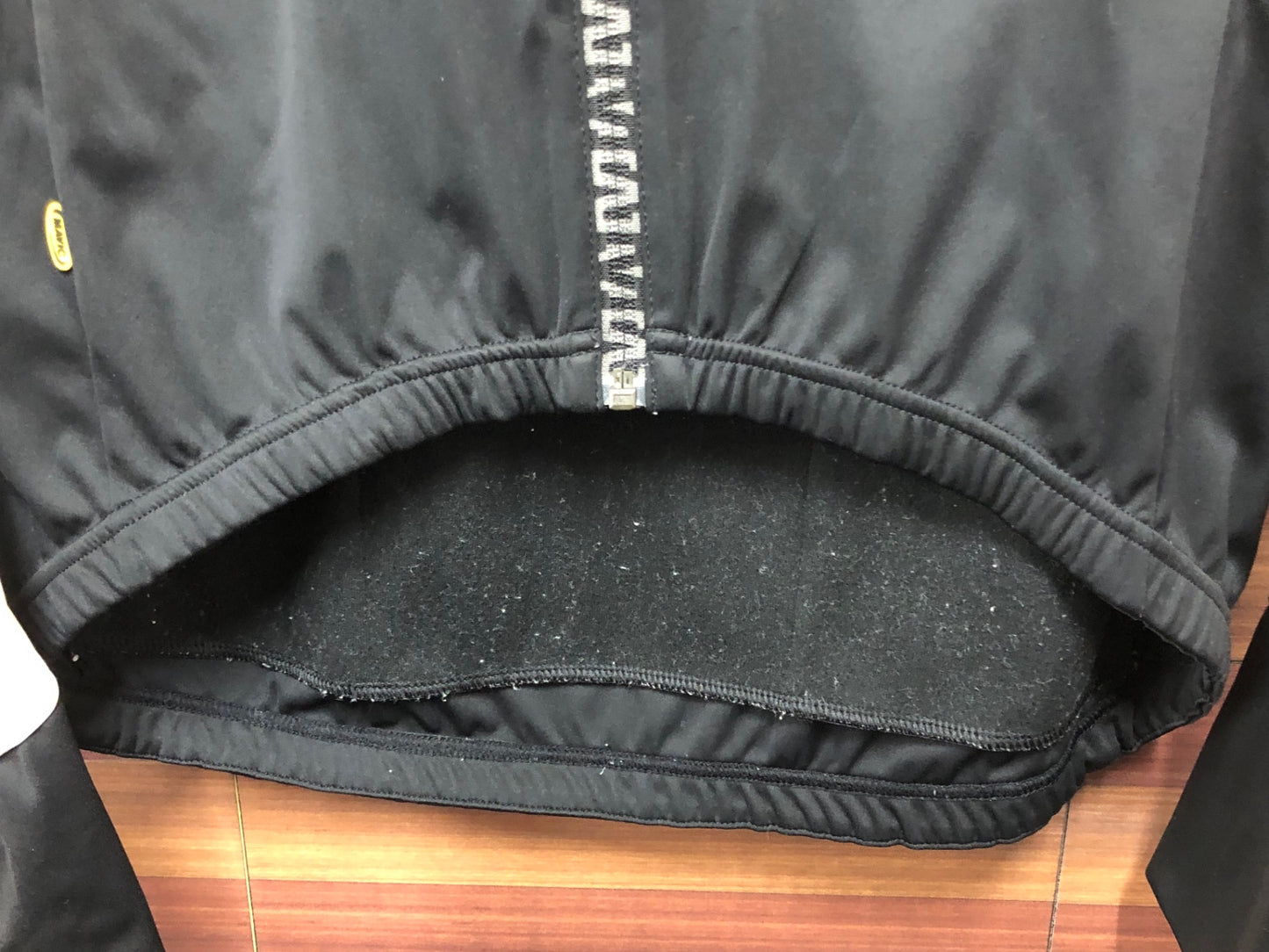 IR943 マヴィック MAVIC 長袖 サイクルジャケット 白 黒 O 裏起毛