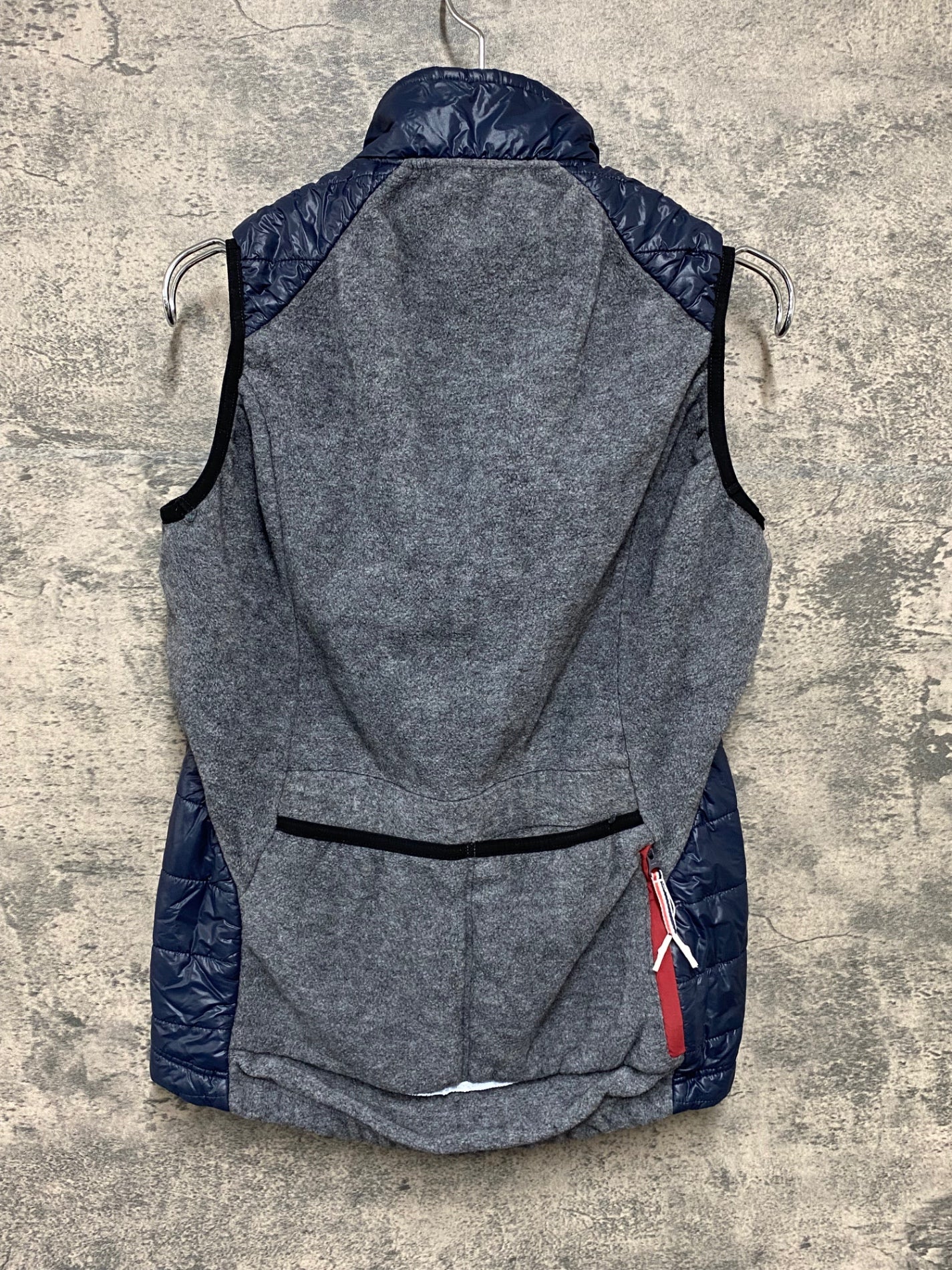 IY328 カフェドシクリステ Cafe du Cycliste ALBERTINE GILET ジレ サイクルベスト 中綿 ネイビー S