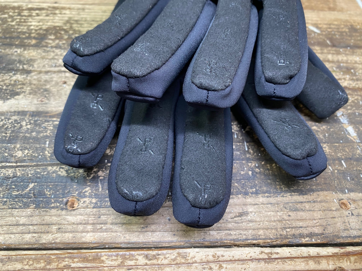 JC057 プロトンドパリ Peloton de Paris Deep Winter Gloves 長指 グローブ 黒 L 裏起毛