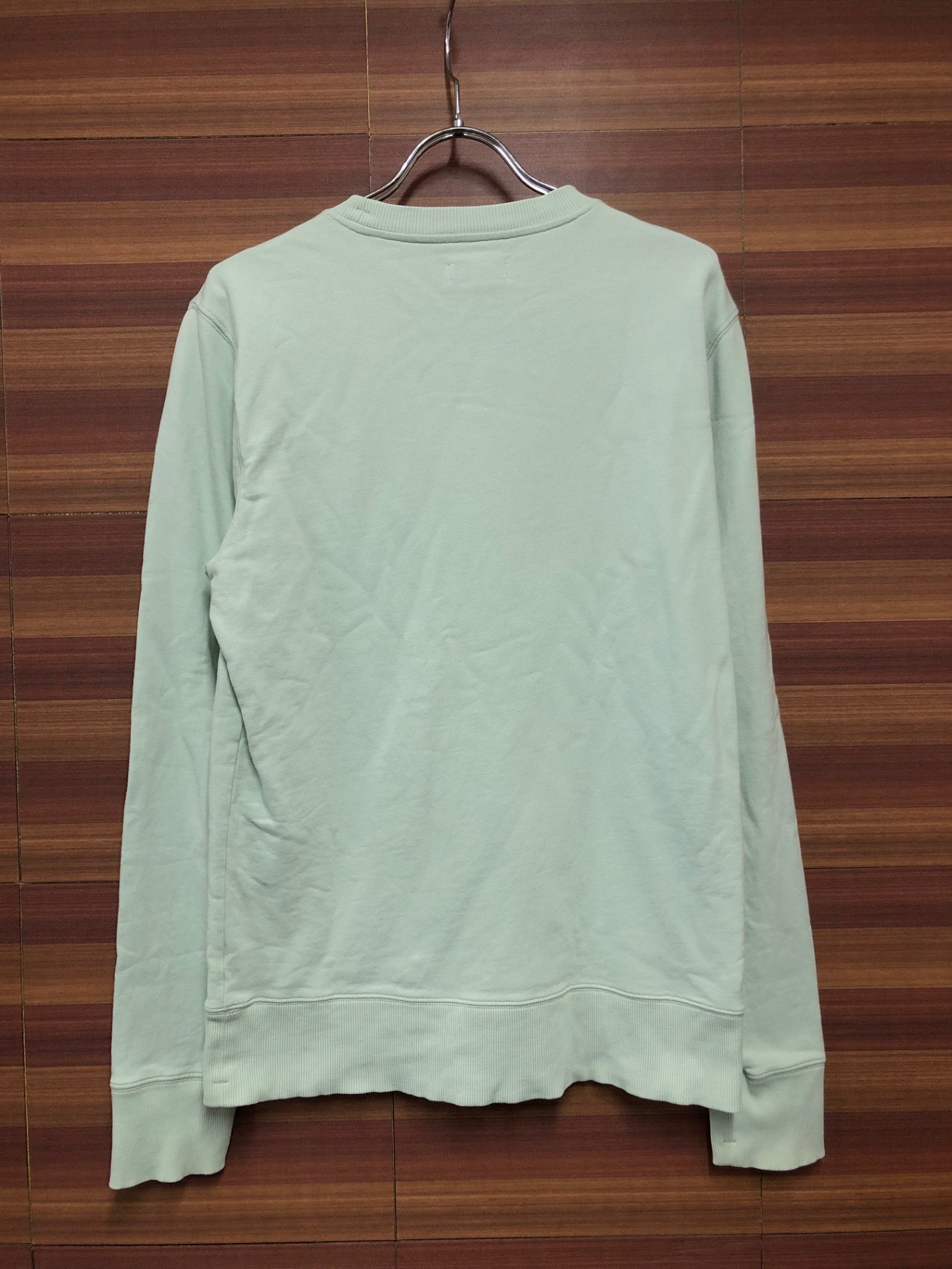 IJ075 ラファ Rapha LONG SWEATSHIRT 長袖 スウェット 薄緑 S