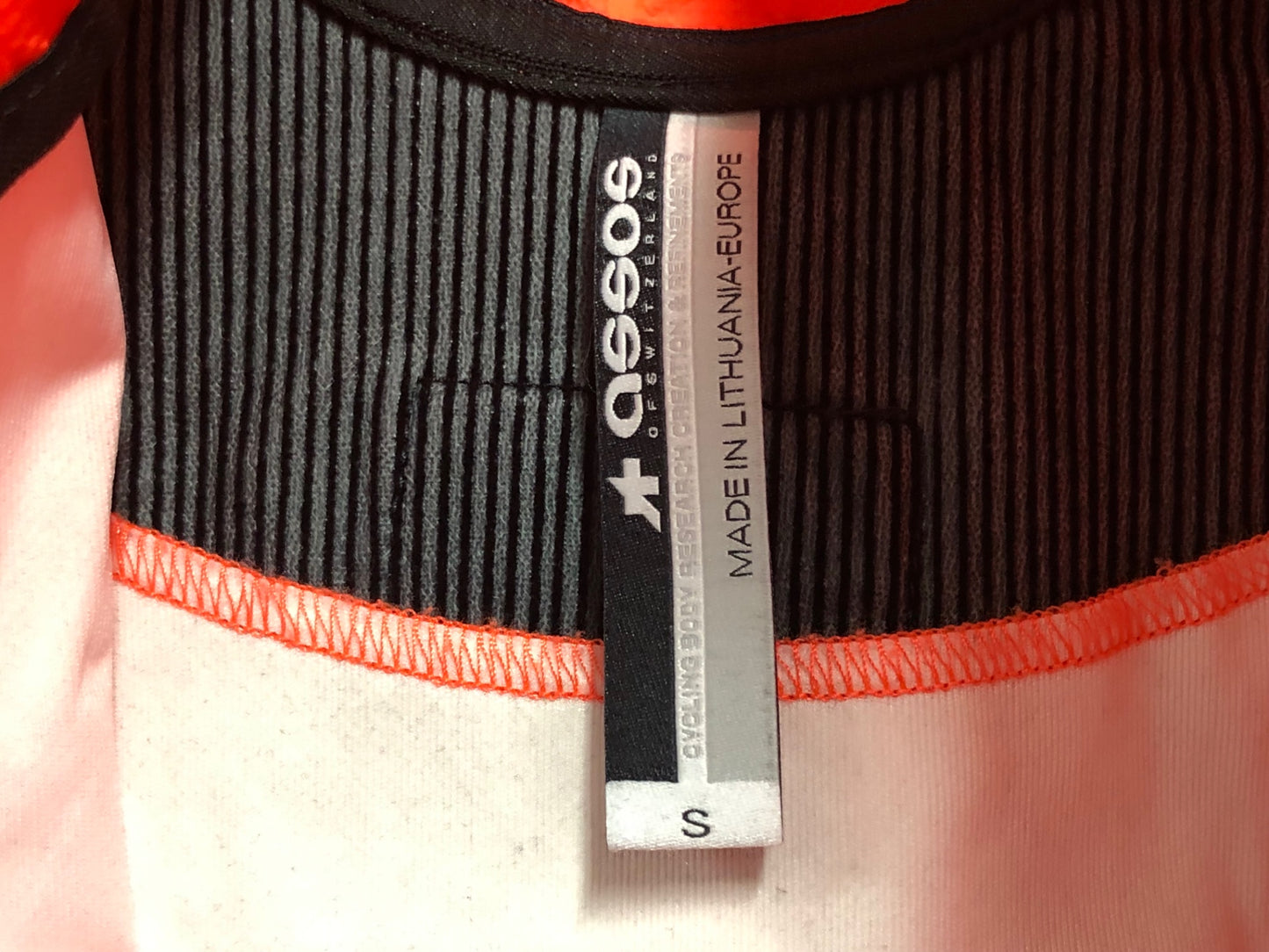 IR969 アソス assos レインジャケット r5.sturmPrinz campionissimo Sサイズ オレンジ