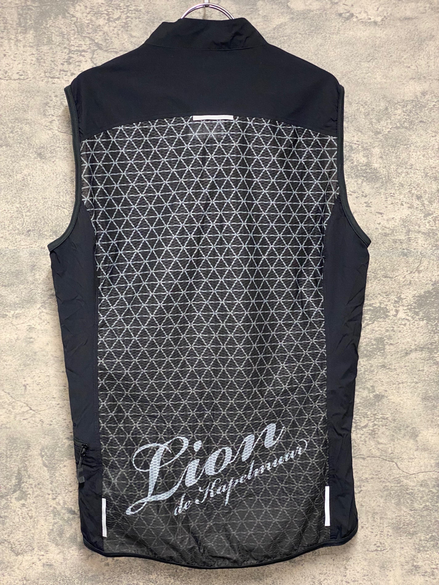 JA986 リオンドカペルミュール Lion de KAPELMUUR サイクルベスト ジレ 黒 XL