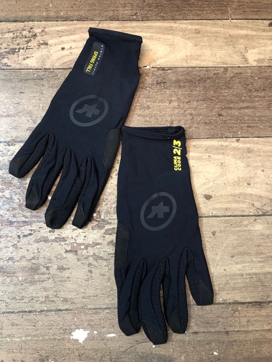 IL287 アソス assos スプリングフォールグローブ SPRING FALL GLOVES EVO グローブ 黒 S