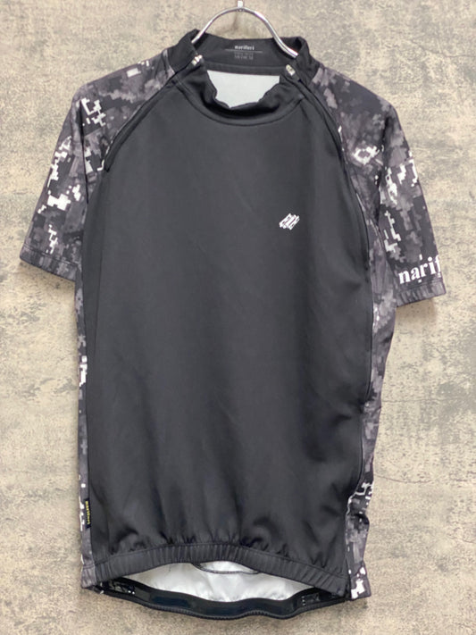 IZ426 ナリフリ narifuri NFTK-21 半袖 サイクルジャージ 黒 M