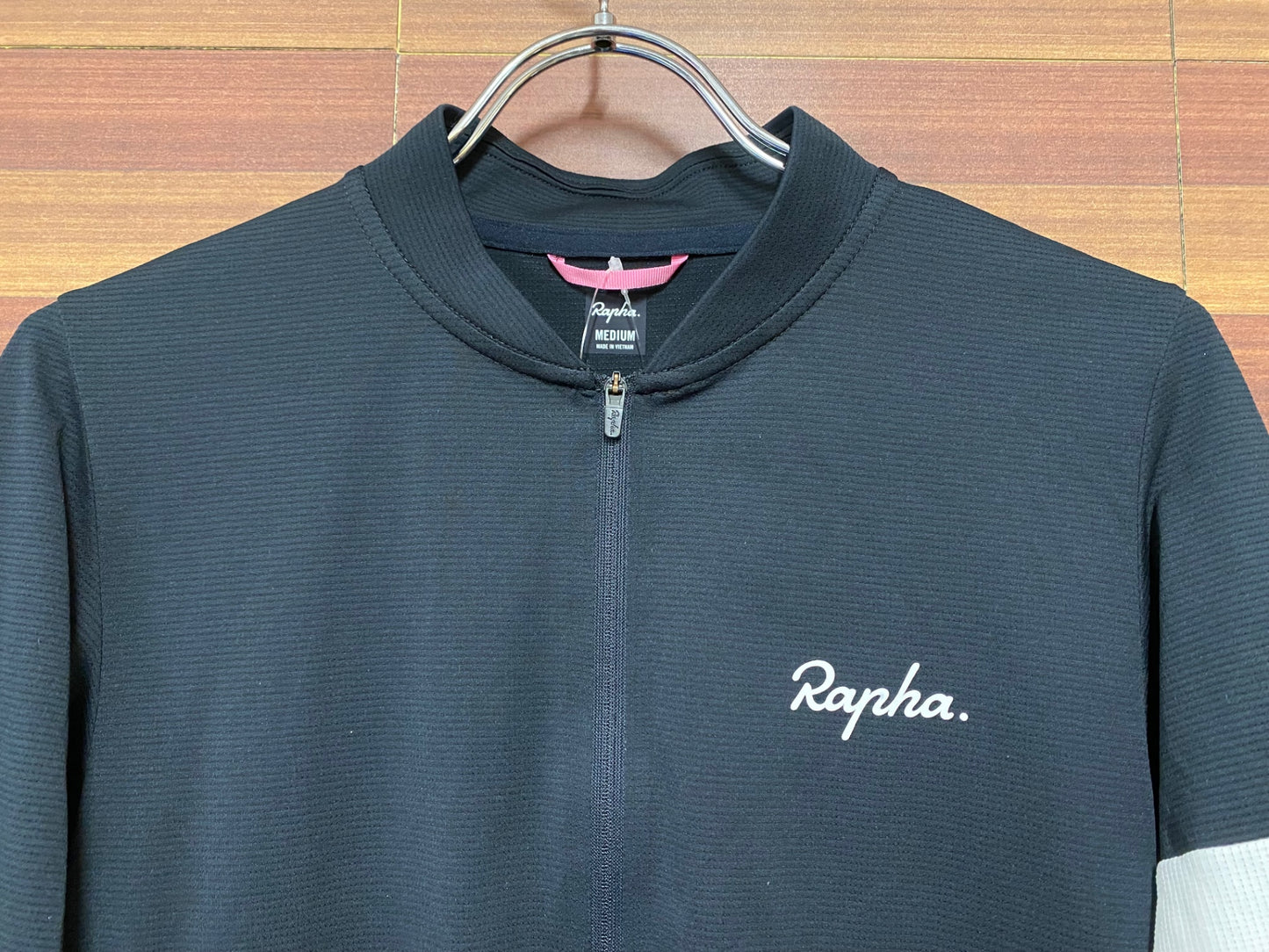 II482 ラファ Rapha CLASSIC FLYWEIGHT JERSEY 半袖 サイクルジャージ 黒 M