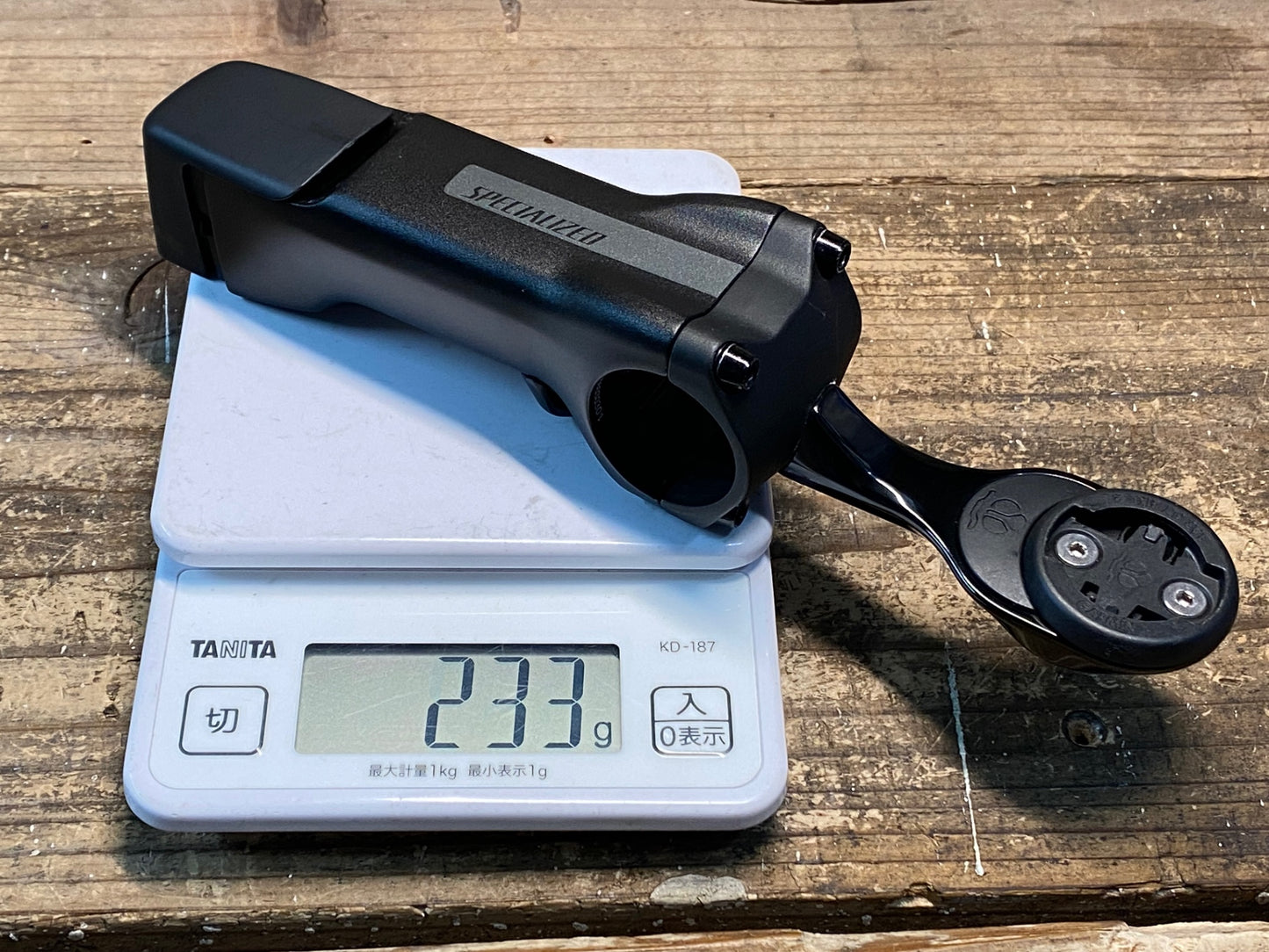 IY051 スペシャライズド SPECIALIZED TARMAC アルミ ステム 100mm Φ31.8 OS 6° マウントセット