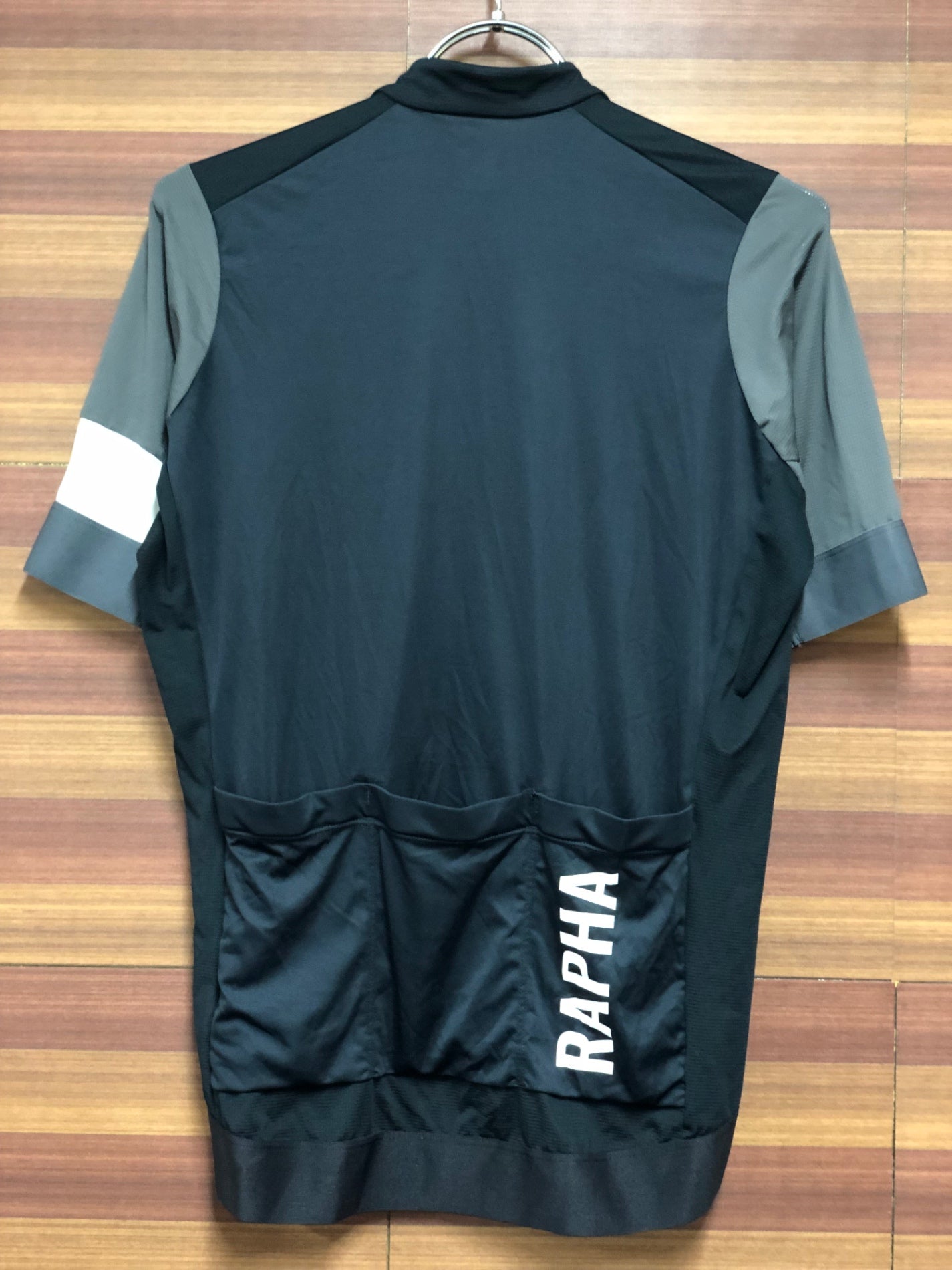 IF364 ラファ Rapha PRO TEAM TRAINING JERSEY 半袖サイクルジャージ 黒紺 M