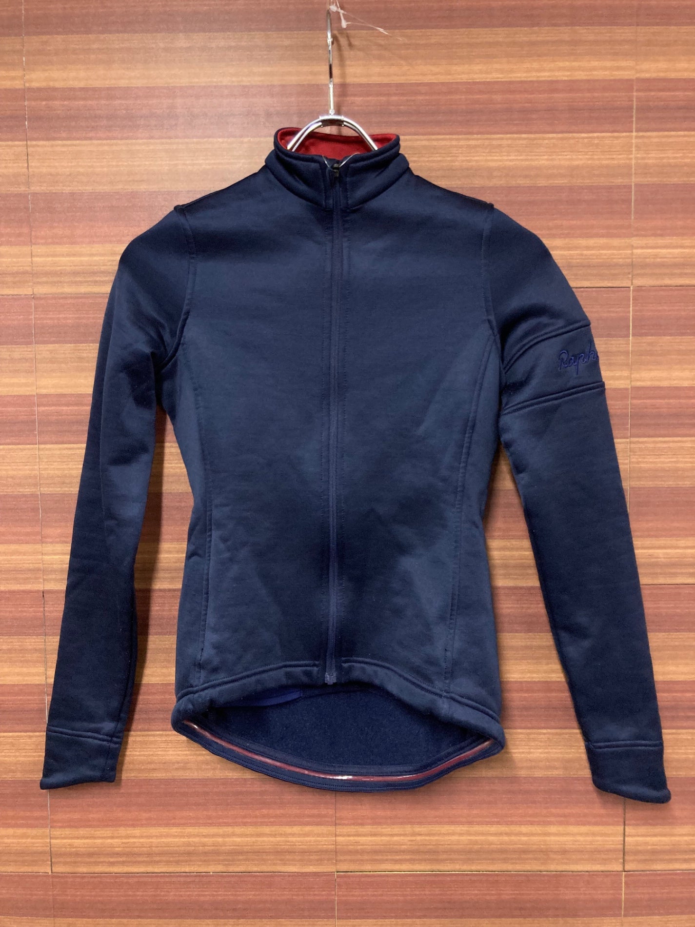 HT007 ラファ Rapha ウィンタージャージ WOMEN'S WINTER JERSEY 長袖 サイクルジャージ 裏起毛 XXS 紺