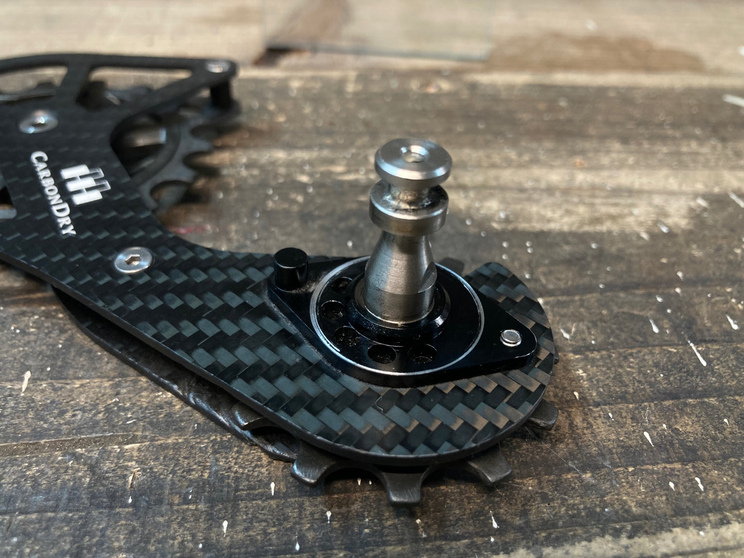 IP316 カーボンドライジャパン CDJ V3 PLUS R91/R80 11S ビッグプーリーキット ハイブリッドセラミック ※プレート一部削れあり