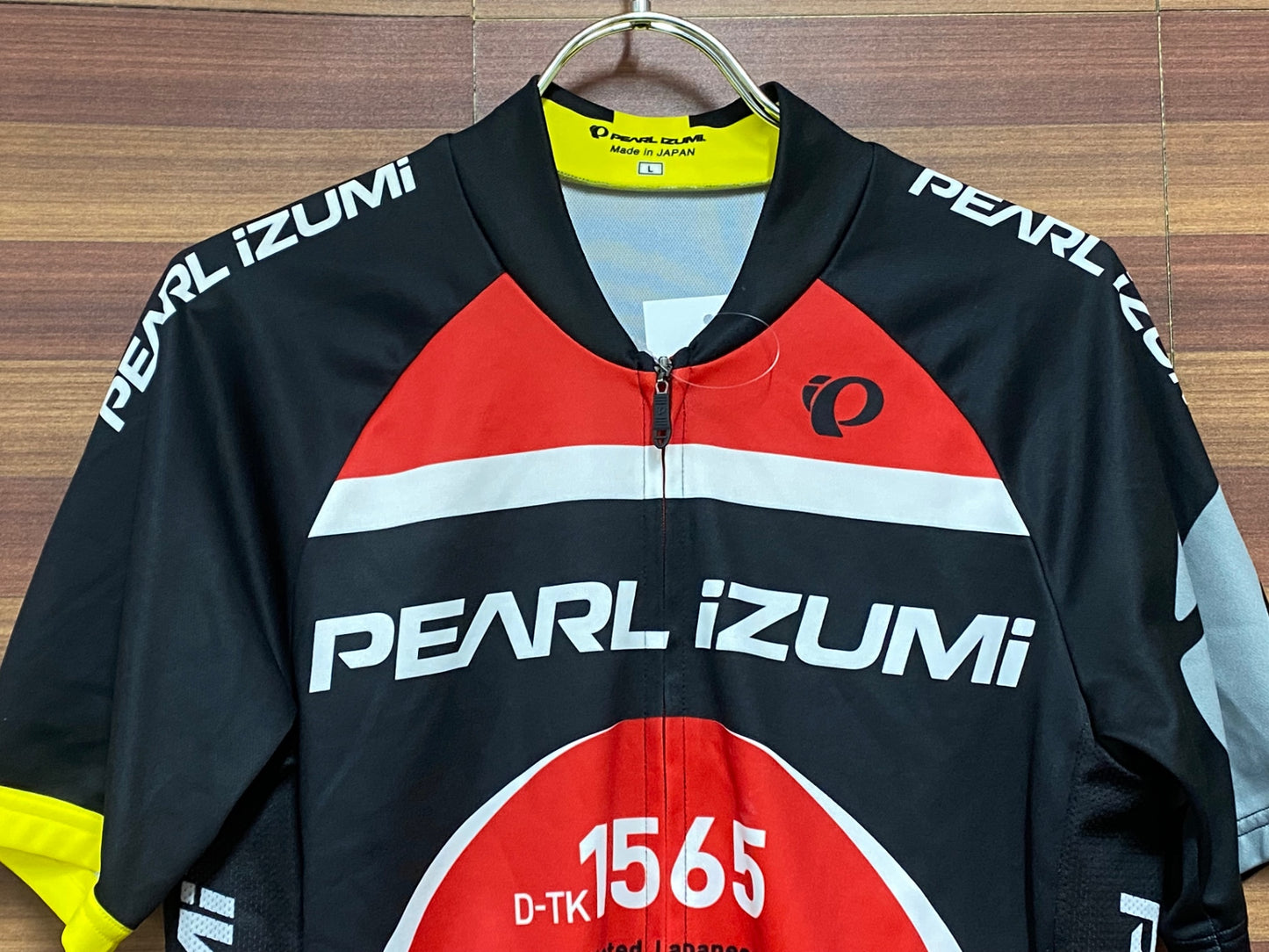 IK148 パールイズミ PEARL iZUMi 半袖サイクルジャージ 黒赤 L