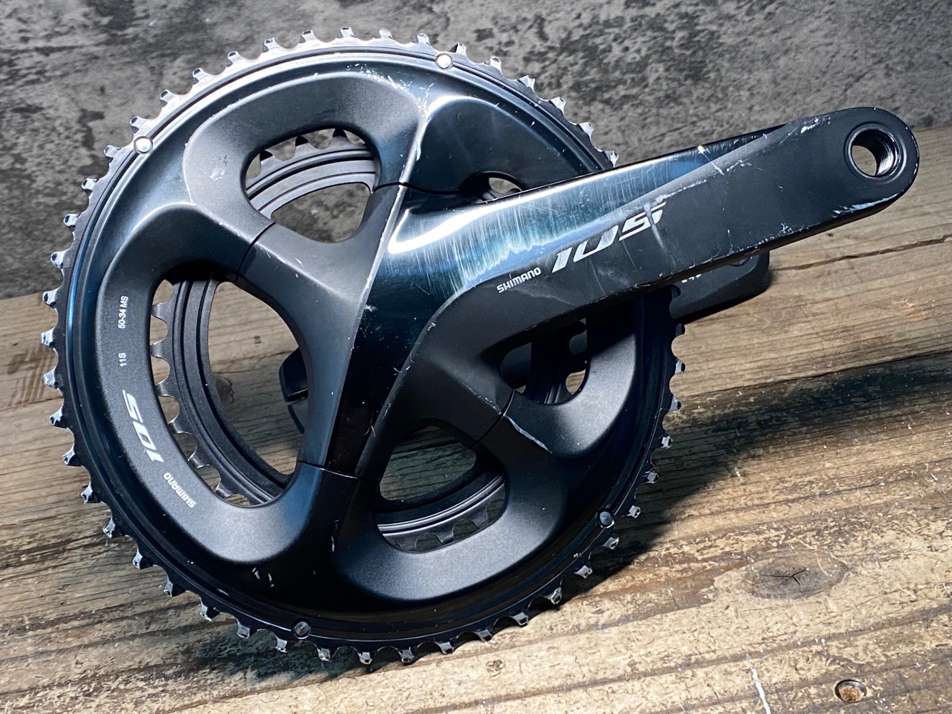 シマノ FC-R7000 50-34T 11速 165mm　ショートクランク SHIMANO 「シマノ」 105 FC-R7000 50-34T 165mm クランク / 大阪