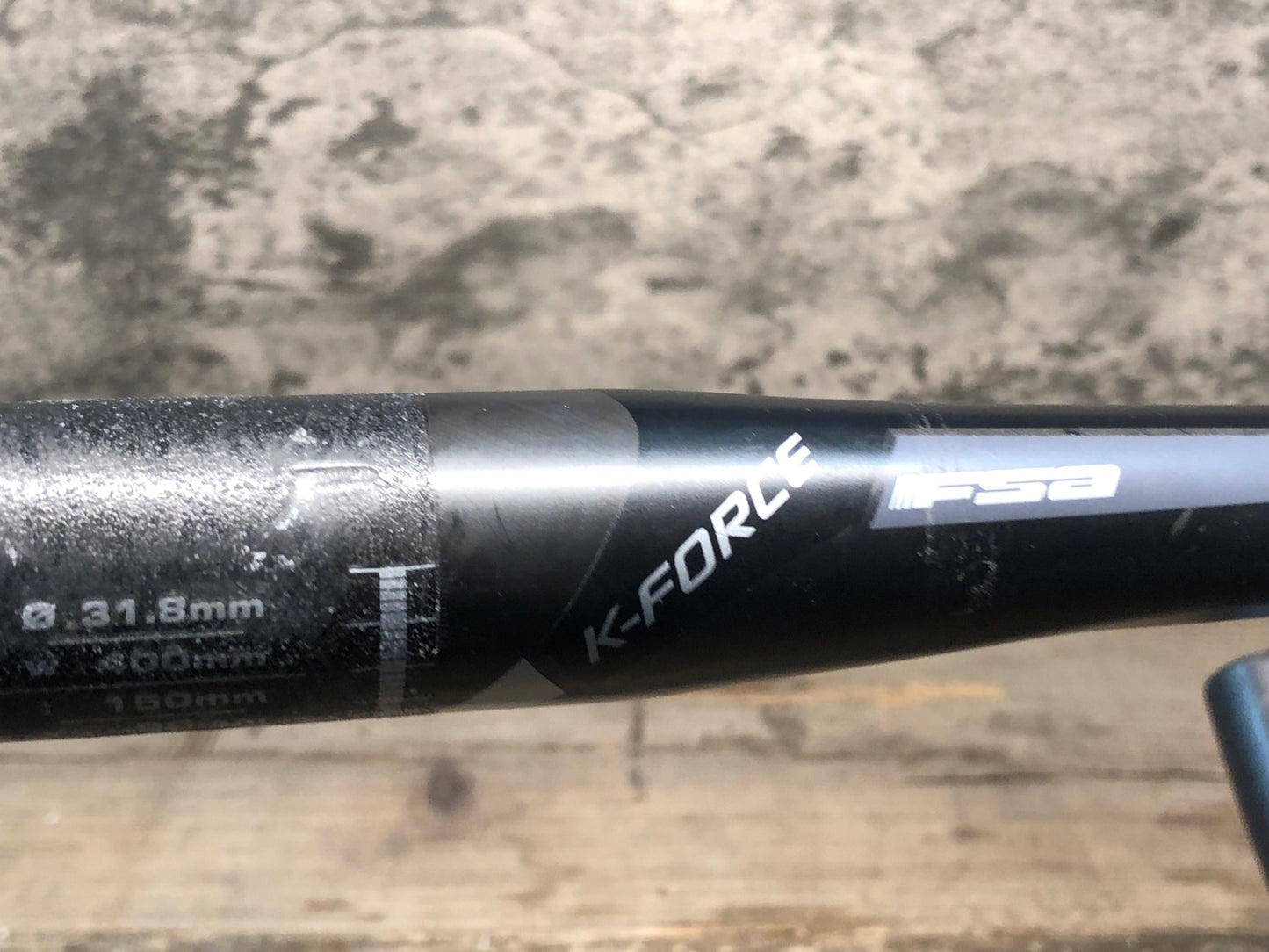 IU657 FSA K-Force カーボン ドロップハンドル エンドC-C400mm Φ31.8