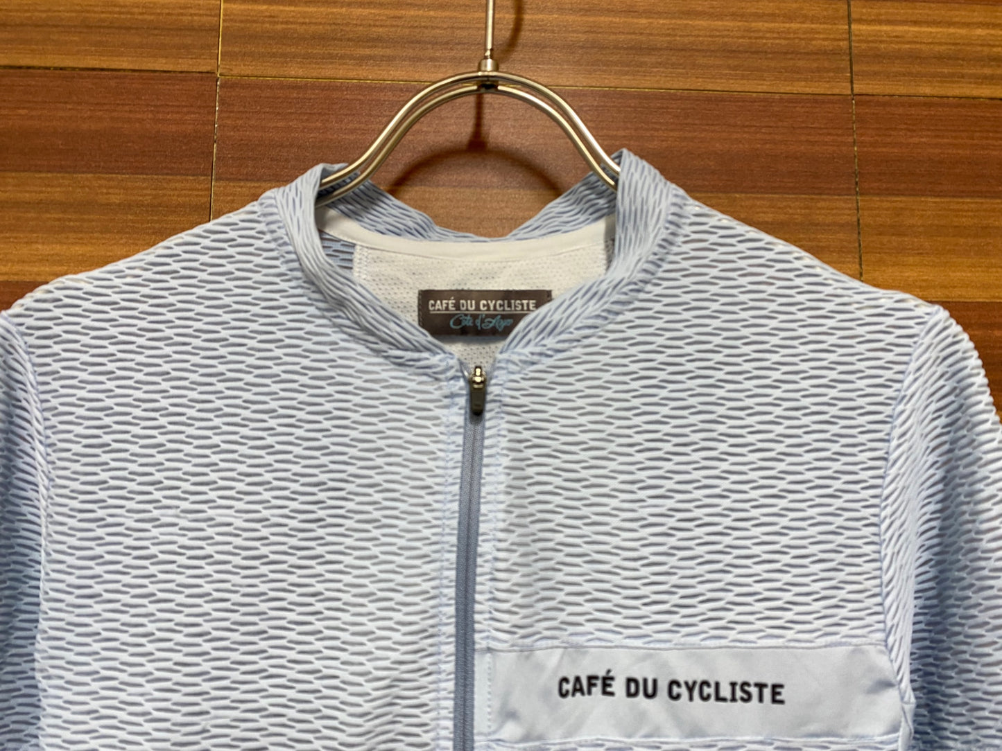 IH025 カフェドシクリステ Cafe du Cycliste 半袖 サイクルジャージ 水色 S