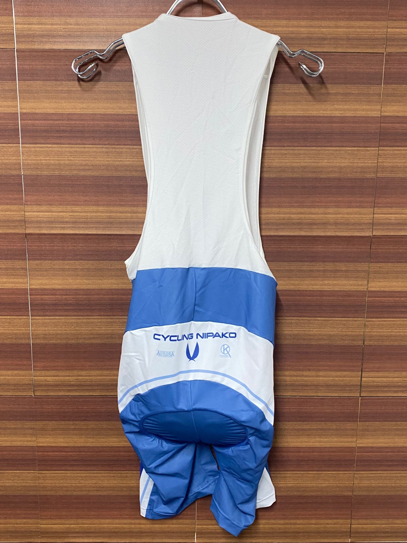 IS015 アウローラ AURORA ビブショーツ 水色 L サイクリングニパ子