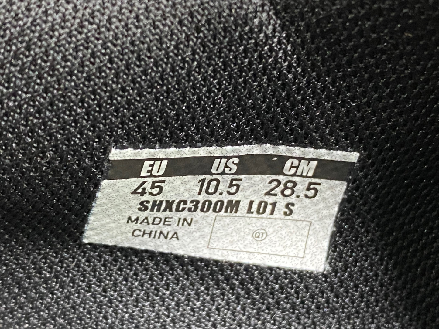 IW582 シマノ SHIMANO XC3 SHXC300M BOA ビンディングシューズ SPD EU45 黒 インソール欠品