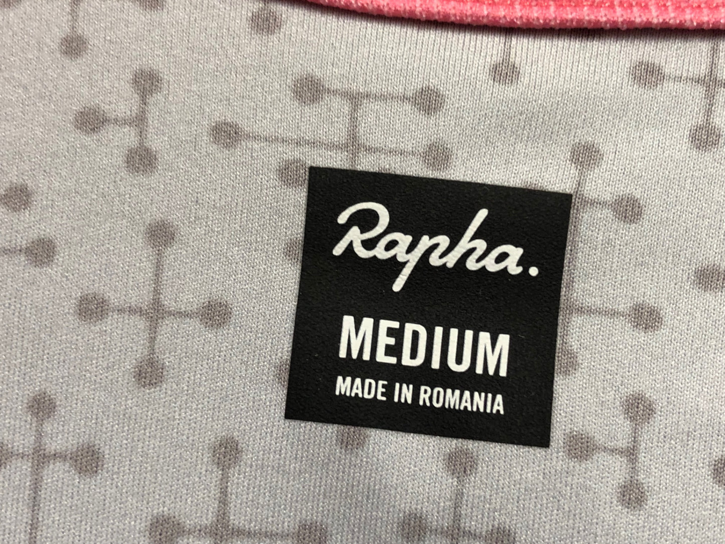 IO655 ラファ Rapha CORE 半袖 サイクルジャージ M グレー 柄