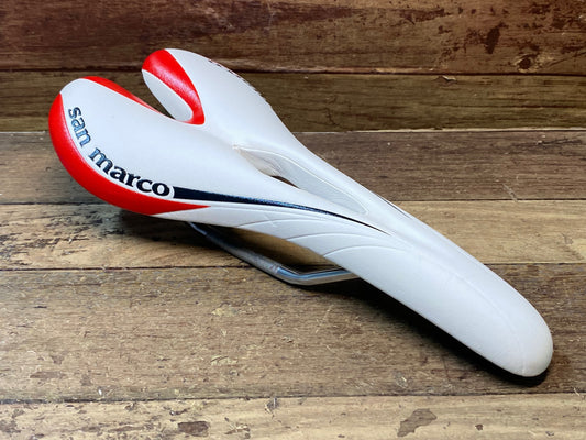 IM814 サンマルコ san marco アスピデ Aspide サドル 白 X SILITEレール