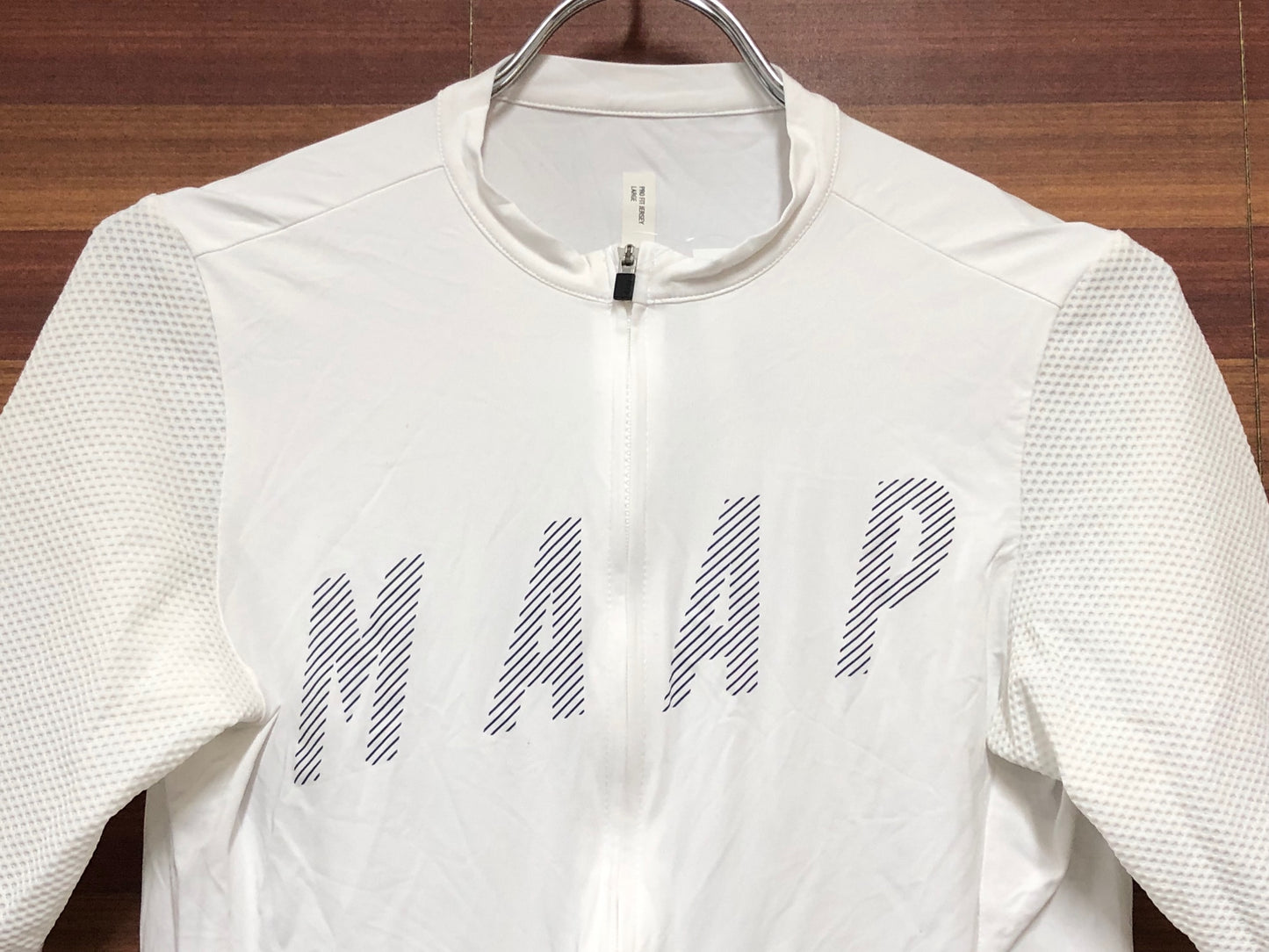 IK924 マープ MAAP PRO FIT JERSEY 半袖 サイクルジャージ 白 L