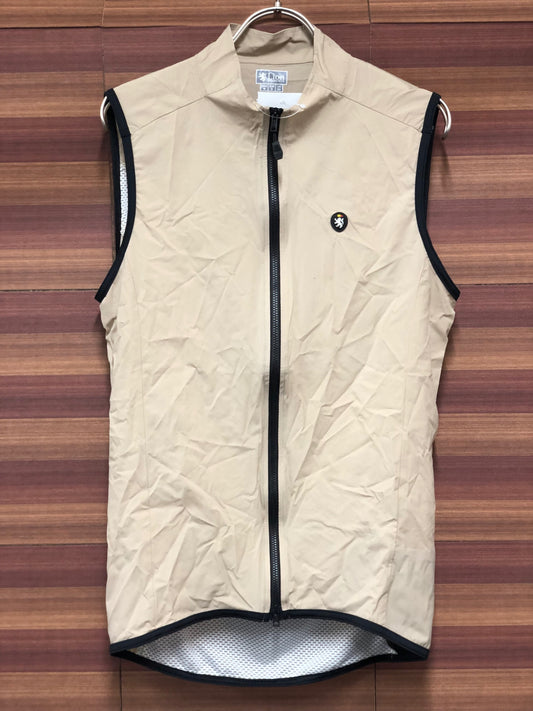 IR045 リオンドカペルミュール Lion de KAPELMUUR ジレ サイクルベスト ベージュ M