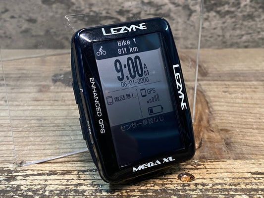 IY280 レザイン LEZYNE MEGA XL GPS サイクルコンピューター ※起動確認済み