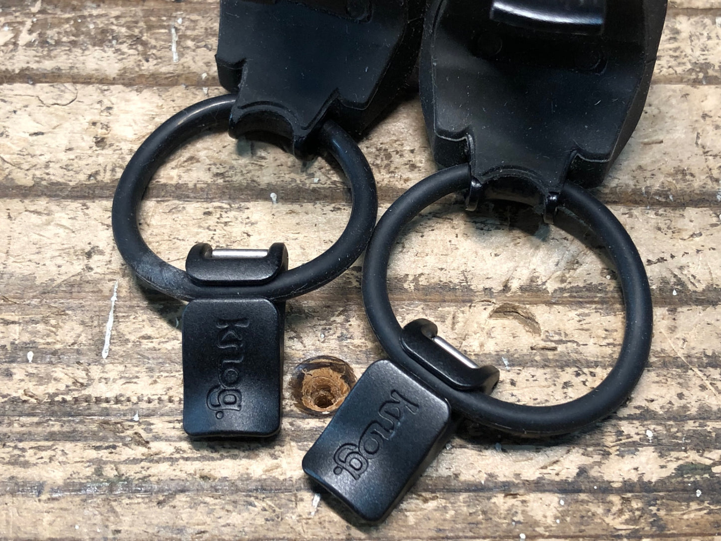 IN708 ノグ knog BLINDER MINI 前後ライト 黒 点灯確認済み フロントCROSS リアSKULL