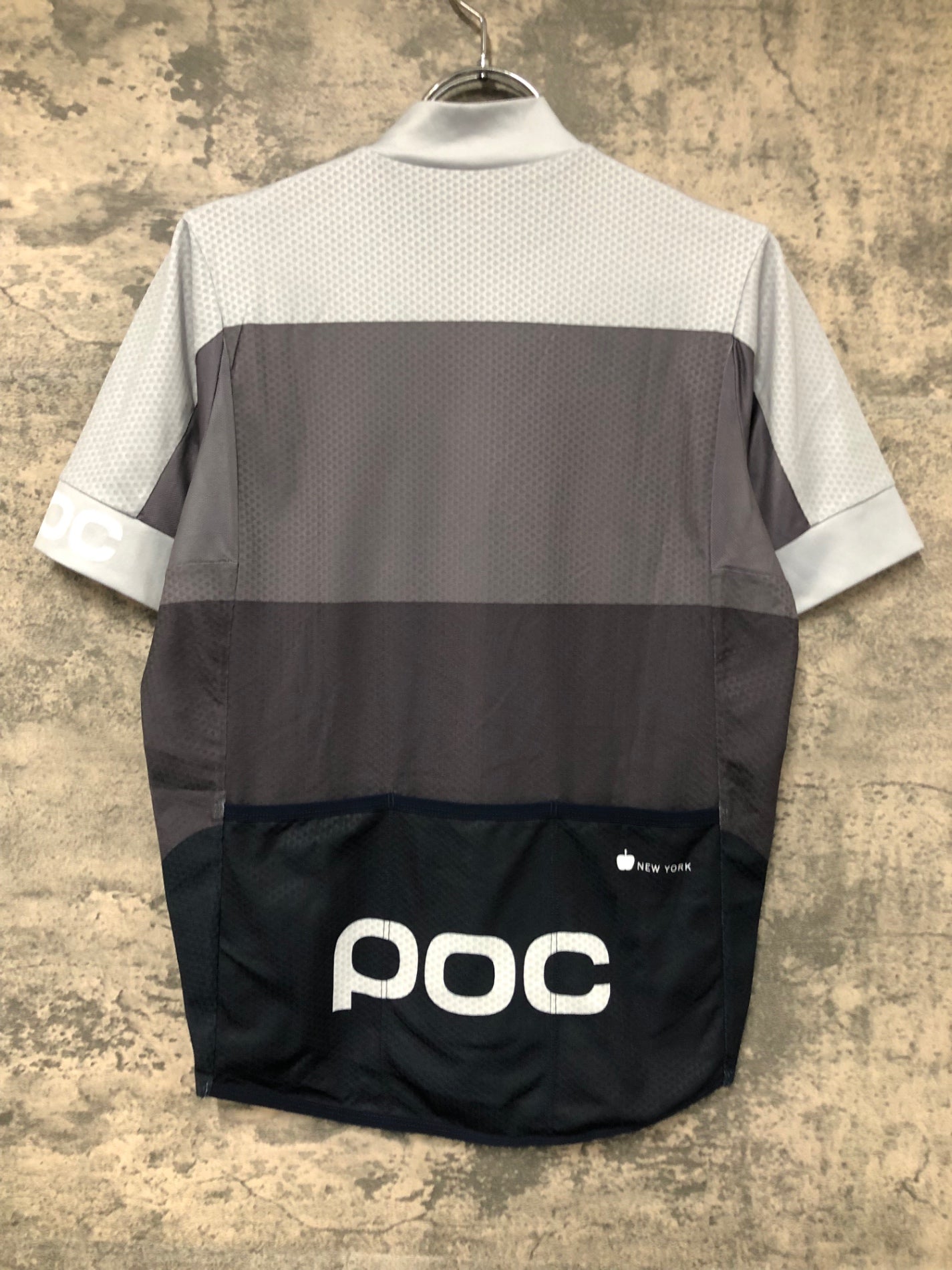 IX575 ポック POC 半袖サイクルジャージ グレー S