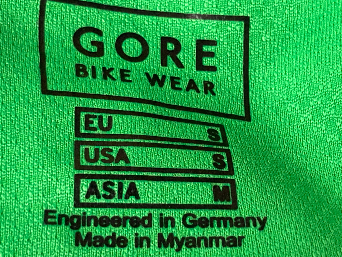 HS526 ゴアバイクウェア GORE BIKE WEAR 長袖 サイクルジャケット 黒 M 裏起毛