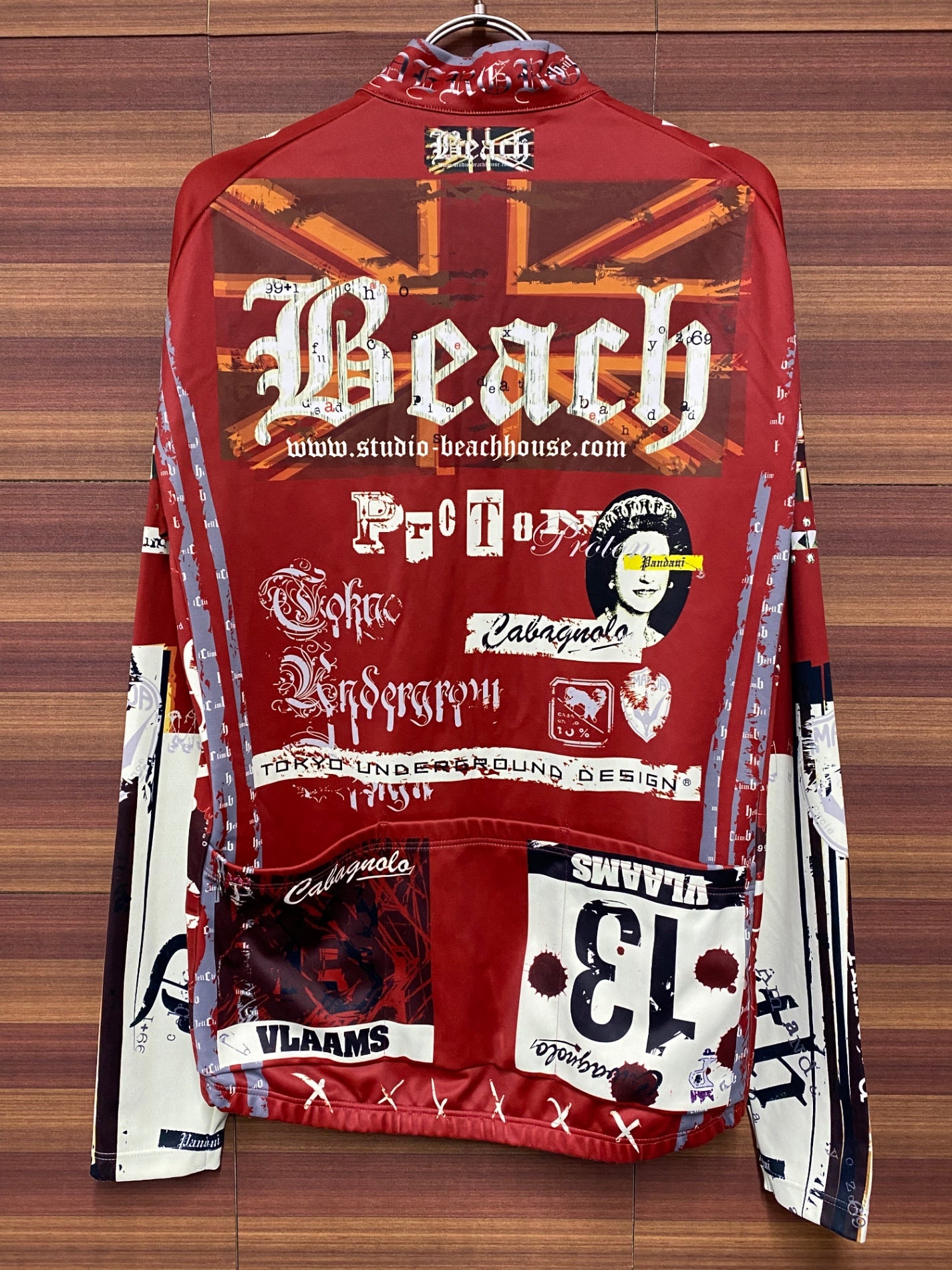 IS050 パンダーニ PANDANI 裏起毛 ウインタージャージ 赤 L